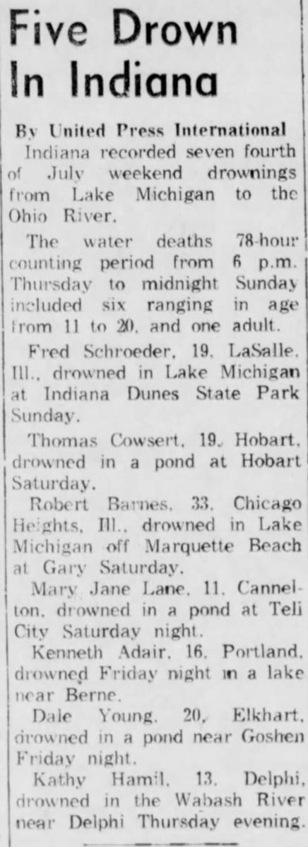 Tom Cowsert obituary article, Class of 1970