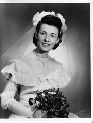 Veronica Kobalanski wedding pic, Class of 1947