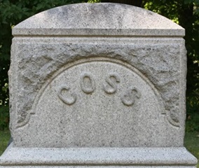 Viola Wall Coss gravestone, Class of 1908