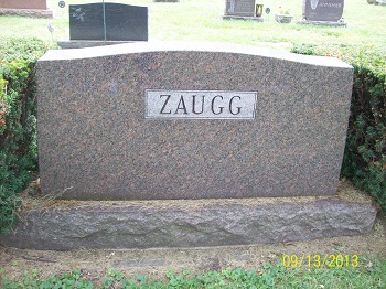 Walter Zaugg gravestone, Principal