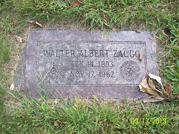 Walter Zaugg gravestone, Principal