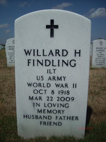Willard Findling gravestone, Class of 1936