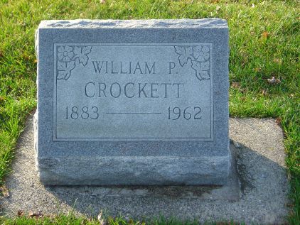 William Crockett, Jr. gravestone, Class of 1901