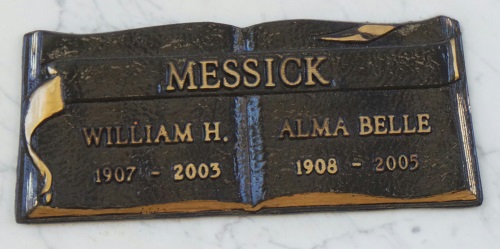 William Messick gravestone, Class of 1926