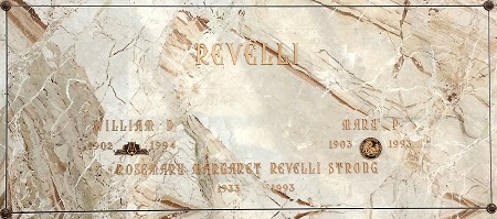 William Revelli gravestone, Teacher