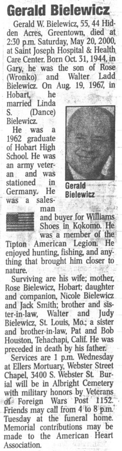 Gerald Bielewicz obituary