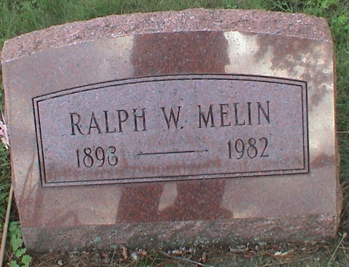 Ralph Melin gravestone, Class of 1918